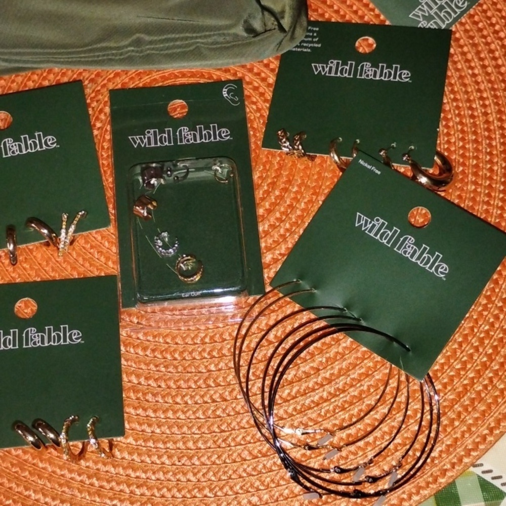 Wild Fable Olive Crossbody Bag/Fanny with Jewelry Collection - Picture 3 of 8
